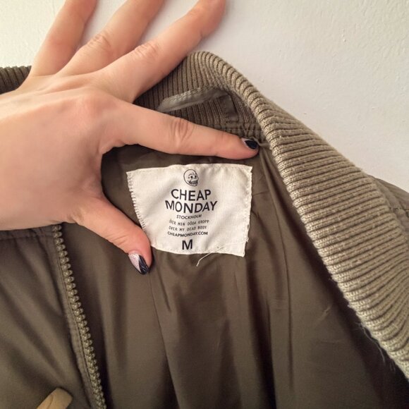 Cheap Monday Bomber Puffer Jacket - Picture 3 of 3